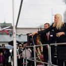 14. september: Kronprinsessen døper rederiet Eidesviks nye miljøvennlige skip «Viking Princess» på Bryggen i Bergen ( Foto: Marit Hommedal / NTB scanpix)
